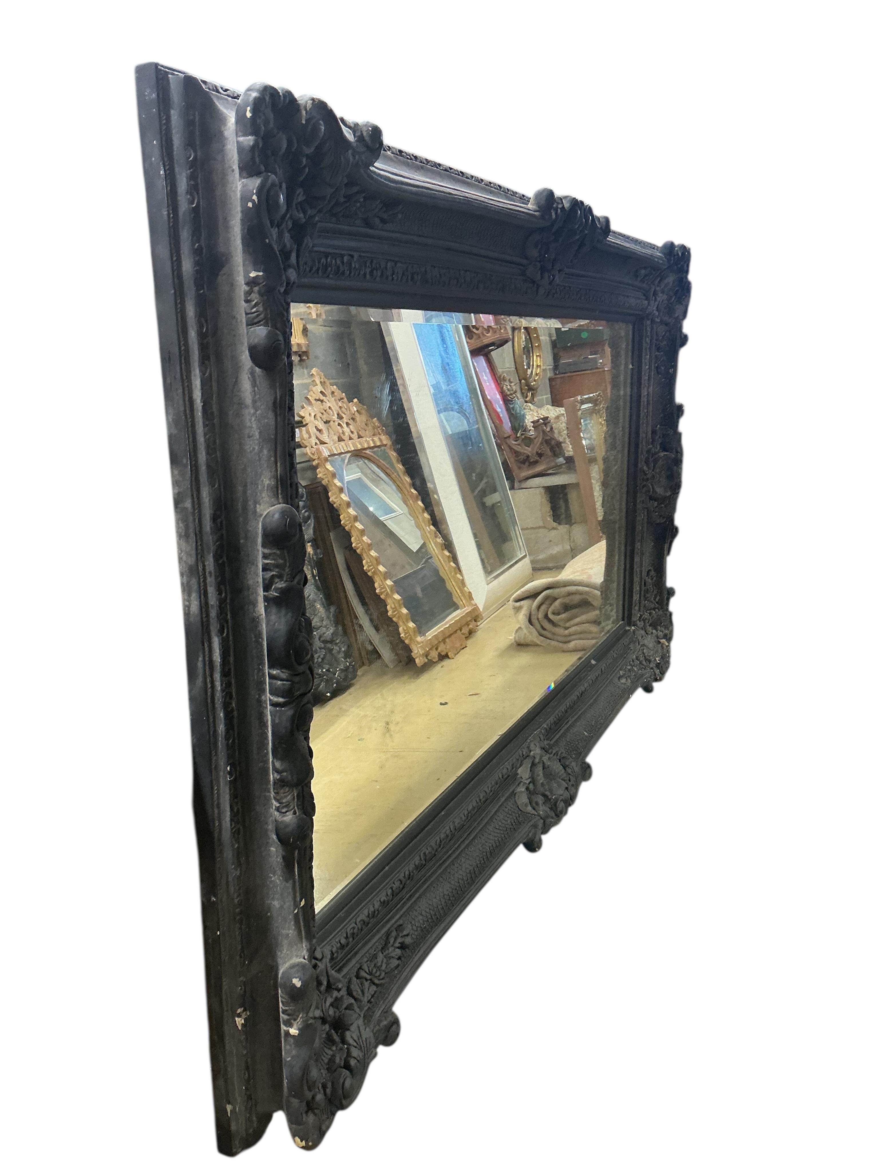 A large Victorian style 'Heritage' rectangular composition wall mirror, width 225cm, height 134cm